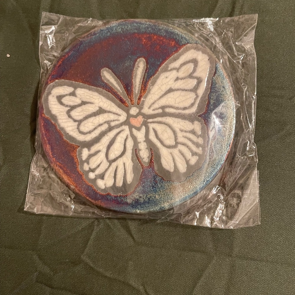 Raku Potteryworks Handcrafted Coaster